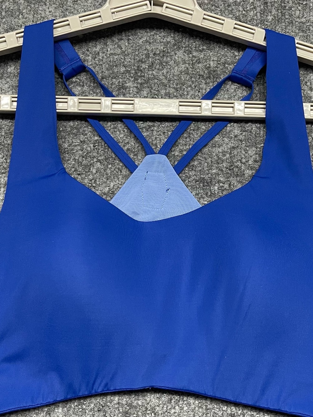 Move Theology Women's Blue Athletic Sports Bra Size M